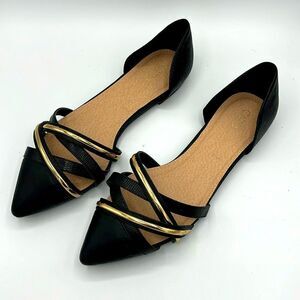 Cato Black Low Heels Shoes Slip on Size 10
Pointed toes b38